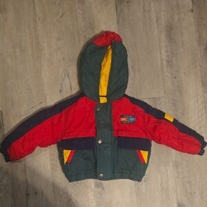 Colorful Kids Puffer Jacket